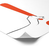 Exclamatiepunt  Retro Mode Poster (Hoek)