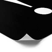 Exclamation Wall Poster (Hoek)