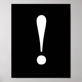 Exclamation Wall Poster