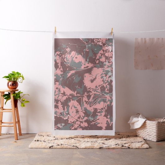 Exclusief bruin roze patroon stof (Voorbeeld)