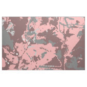 Exclusief bruin roze patroon stof (Fat Quarter)