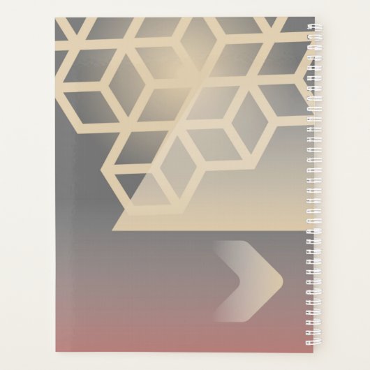 Exclusief elegante bedrijfsvoering planner (Achterkant)