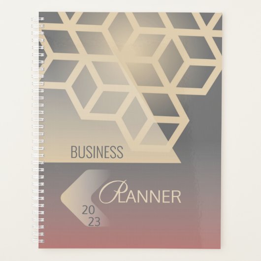 Exclusief elegante bedrijfsvoering planner (Voorkant)