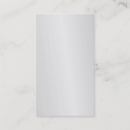 Exclusief grijs, modern, zilver visitekaartje (Achterkant)