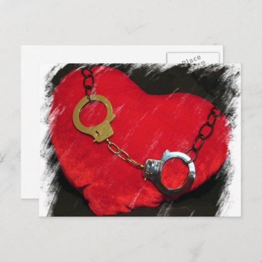 Exclusief in dat gebied met je geketend hart Brief Briefkaart (Voorkant / Achterkant)