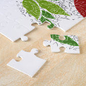 Exclusief joodse israëlische vormgeving gemaakt in legpuzzel (Zijkant)