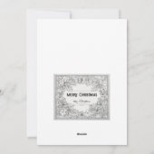 Exclusief Kerst Wenskaart Feestdagenkaart (Achterkant)