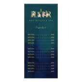 Exclusief luxeharen salon marine gold service menu (Voorkant)