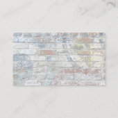 Exclusief moderne Muur Trendy Minimalistische Graf Visitekaartje (Achterkant)