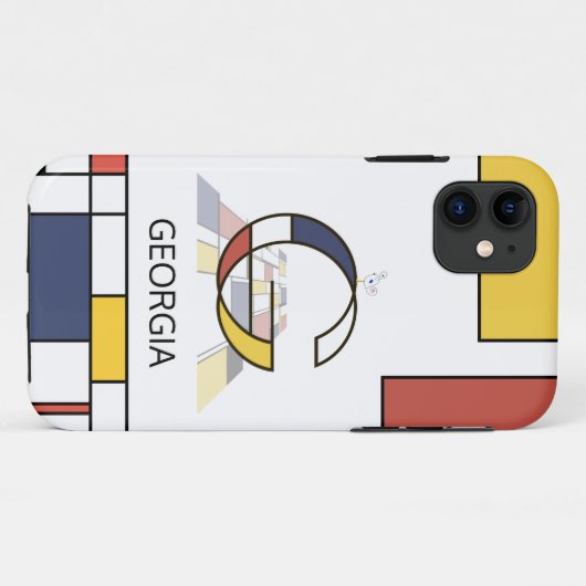 Exclusief neoplasticisme Art Monogram. Brief G Case-Mate iPhone Case (Achterkant (horizontaal))