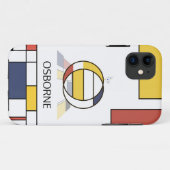 Exclusief neoplasticisme Art Monogram. Brief O Case-Mate iPhone Case (Achterkant (horizontaal))