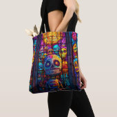 Exclusief ontwerp | Halloween pompoen Canvas tas, Tote Bag (Dichtbij)