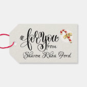 Exclusief overeenkomend van de keukencadeauLabels Cadeaulabel (Achterkant Horizontaal)