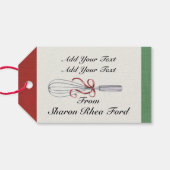 Exclusief overeenkomend van de keukencadeauLabels Cadeaulabel (Achterkant Horizontaal)