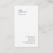 Exclusief Premium-dik minimalistisch oppervlak Visitekaartje (Voorkant)