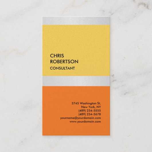 Exclusief Premium - Pearl - Modern - uniek Visitekaartje (Voorkant)