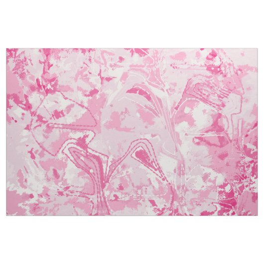 Exclusief roze Abstracte patroonverbinding Stof (Yard (91,4 cm))
