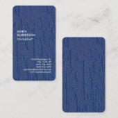 Exclusief Speciaal Blauw Modern Uniek Artistiek Visitekaartje (Voorkant / Achterkant)