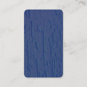 Exclusief Speciaal Blauw Modern Uniek Artistiek Visitekaartje (Achterkant)