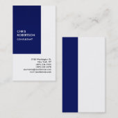 Exclusief speciaal blauw-wit-uniek visitekaartje (Voorkant / Achterkant)