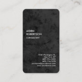 Exclusief speciaal grijs modern visitekaartje (Voorkant)