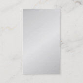 Exclusief speciaal rood grijs modern minimalistisc visitekaartje (Achterkant)