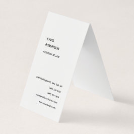 Exclusief speciaal zwart & wit modern uniek visitekaartje