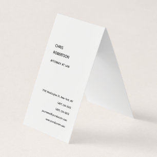 Exclusief speciaal zwart & wit modern uniek visitekaartje