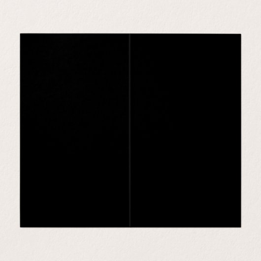 Exclusief Speciaal Zwart Wit Modern Uniek Visitekaartje (Binnenkant ongevouwen)