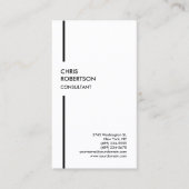 Exclusief speciaal zwart-wit modern visitekaartje (Voorkant)