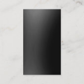 Exclusief speciaal zwart-wit, uniek modern visitekaartje (Achterkant)