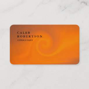 Exclusief Speciale Oranje Trendy Afgeronde Hoek Visitekaartje