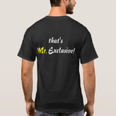 Exclusief T-shirt (Achterkant)