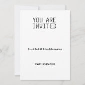 Exclusief uitnodiging (Achterkant)