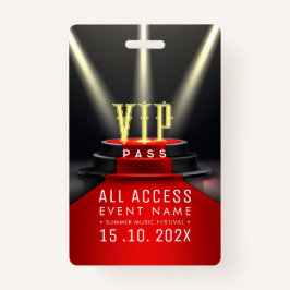 Exclusief VIP Access Event Badge