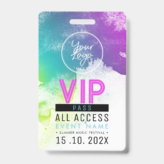 Exclusief VIP Access Event Badge (Voorkant)