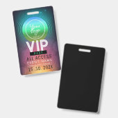 Exclusief VIP Access Event Badge (Voor- en achterkant)
