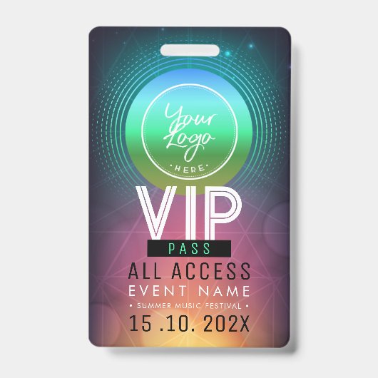 Exclusief VIP Access Event Badge (Voorkant)