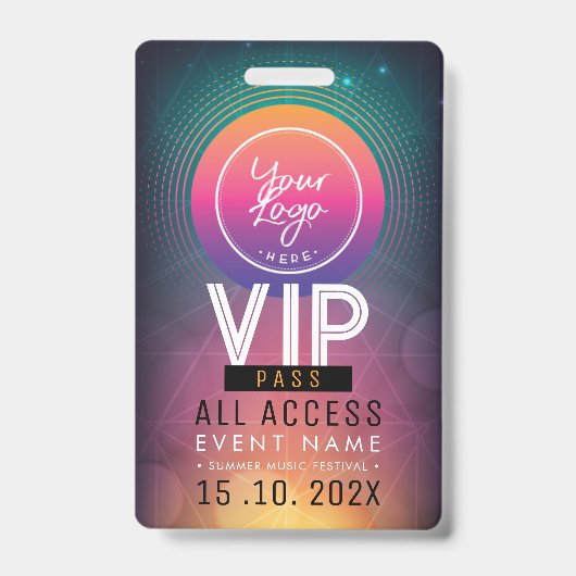 Exclusief VIP Access Event Badge (Voorkant)