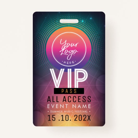 Exclusief VIP Access Event Badge (Voorkant)