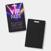 Exclusief VIP Access Event Badge (Voor- en achterkant)