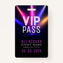Exclusief VIP Access Event Badge
