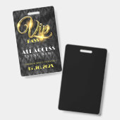 Exclusief VIP Access Event Badge (Voor- en achterkant)