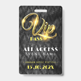 Exclusief VIP Access Event Badge