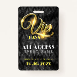 Exclusief VIP Access Event Badge