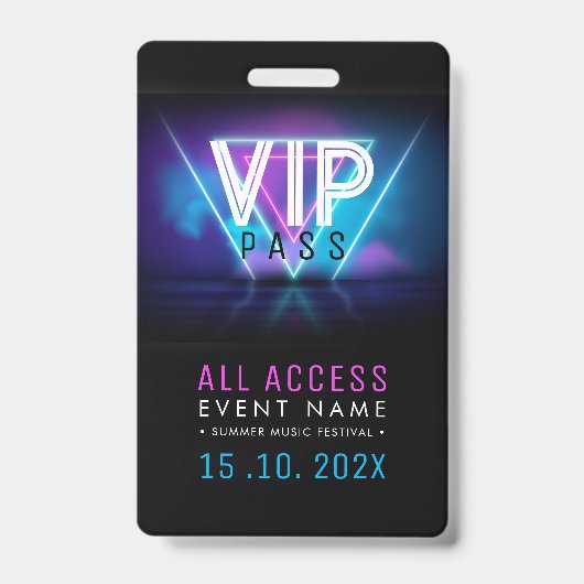 Exclusief VIP Access Event Badge (Voorkant)