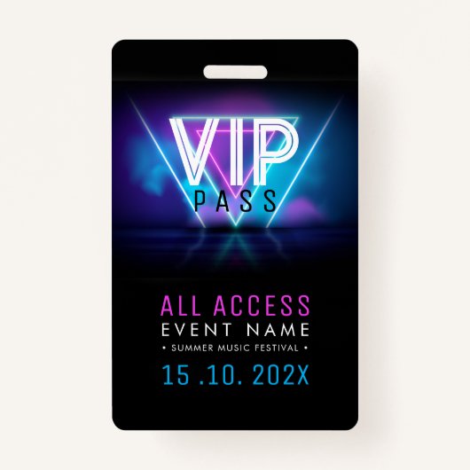 Exclusief VIP Access Event Badge (Voorkant)