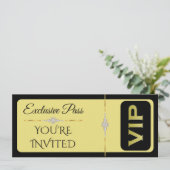 Exclusief VIP Kerstfeest Kaart (Staand voorkant)