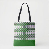 Exclusieve Batik Two Tone Pattern Green Edition Tote Bag (Voorkant)