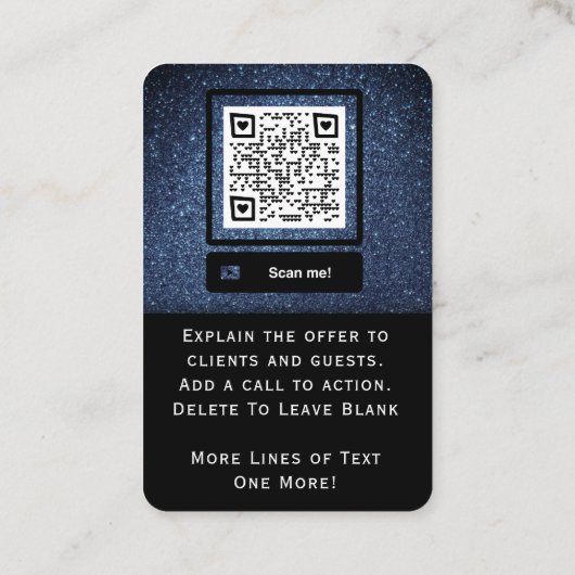 Exclusieve beloningen Kaart Security Tech Professi Klantenkaartje (Achterkant)